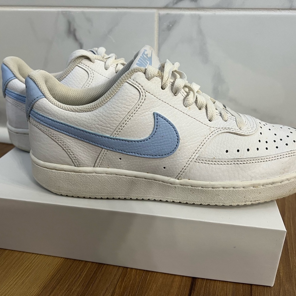 Nike Court Vision Low ‘White Royal Tint’ Shoes